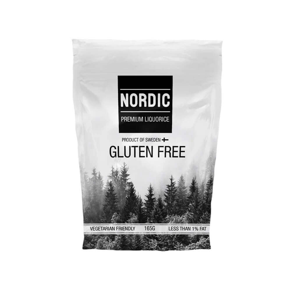 Nordic Soft Gluten Free Liquorice Pouch 165g